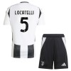 Officiële Voetbalshirt + Korte Broek Juventus Locatelli 5 Thuis 2024-25 - Kids